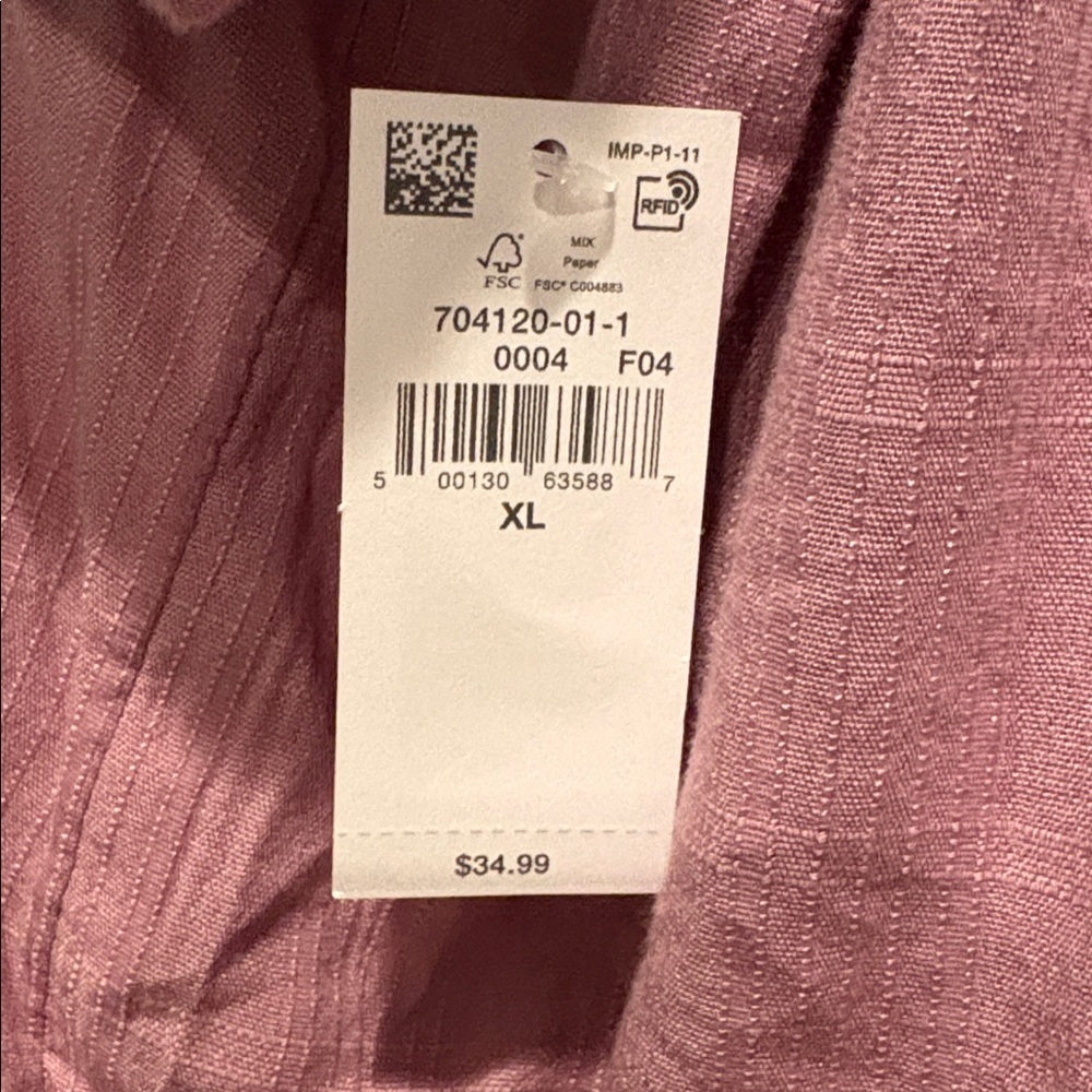 Old Navy - NWT! Women's Flutter Sleeve Dobby Top - Blouse. Size XL. Pink/Maeve - Picture 7 of 14